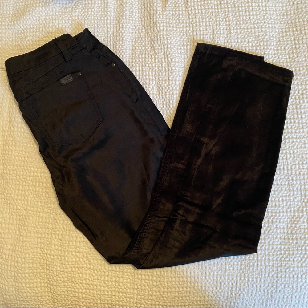 Stunning Velvety Black Ankle Skinny Pants